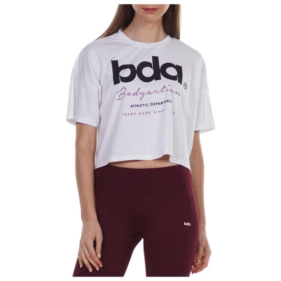 Bodyaction Γυναικεία κοντομάνικη μπλούζα crop Bodyaction Γυναικεία κοντομάνικη μπλούζα crop